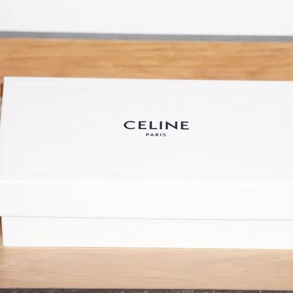 Celine Sunglasses White Box Only CELINE EYEWEAR Triomphe oversized square-frame acetate  main image 3